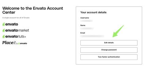 Your Account – Envato Support .